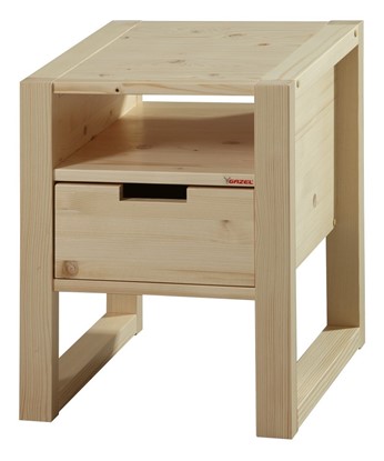 Dřevěný noční stolek k postelím Rhino . Gazel